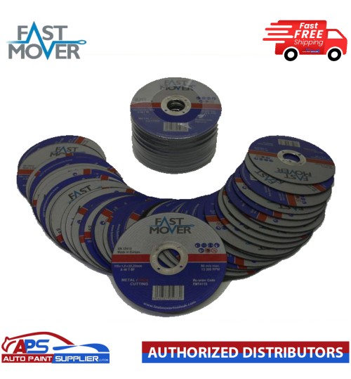 FAST MOVER TOOLSCUTTING DISC, STEEL, 115MM X 22.2 X 1MM, 50PCS